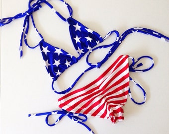 Women's American Flag Bikini
