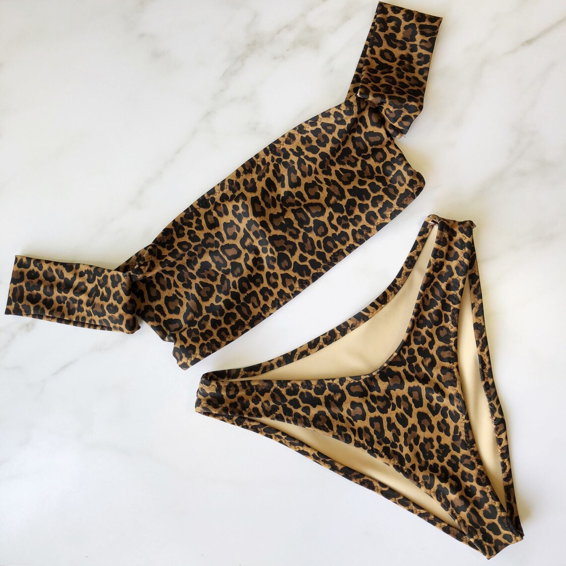 Women's Leopard Bikini Etsy