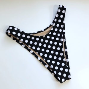 High Leg Cheeky Bikini Bottom