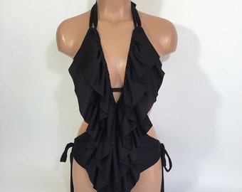 Black One Piece Swimsuit