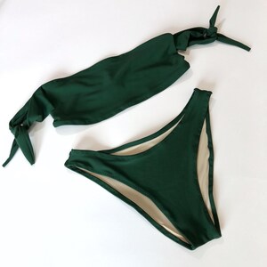 Women&#39;s High leg 90&#39;s style cheeky swimsuit with Sleeves