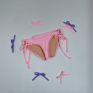 Women&#39; Pink swimsuit bikini bottom