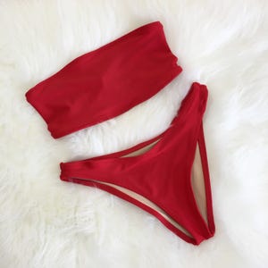 Women&#39;s High Cut Cheeky Bikini
