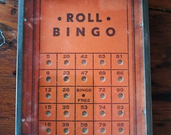 Vintage Dexterity BINGO game