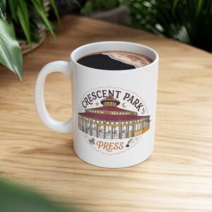 Crescent Park Press Logo Mug | Rhode Island Inspired
