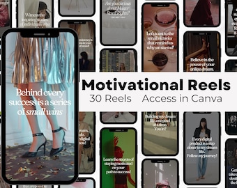 30 Motivational Reels: ispirazione quotidiana, diritti di rivendita master (download digitale)