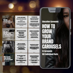 Carousel Posts, Instagram Templates for Business Owners, Editable Instagram Templates for Digital Marketers, Social Media Carousel Posts MRR