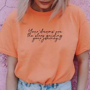 Chase Your Dreams T-Shirt | Motivational Quote Shirt | Dream Big Graphic Tee | Inspirational Apparel