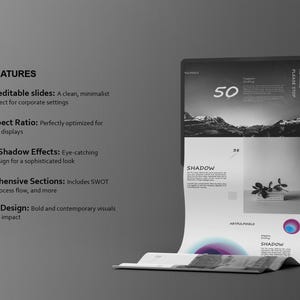Shadow Effect Powerpoint Template | for Agencies, Creatives & Business ...