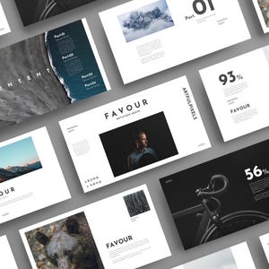 Elegant Gradient PowerPoint Template: Professional Presentation Design (PPTX, Google Slides, Keynote, Canva)