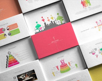 PowerPoint de minimaliste et moderne | PPT, Google Slides, présentation, CANVA | Graphiques de données infographiques