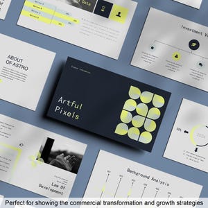 Creative Data-driven Powerpoint Template | Roadshow, Business ...
