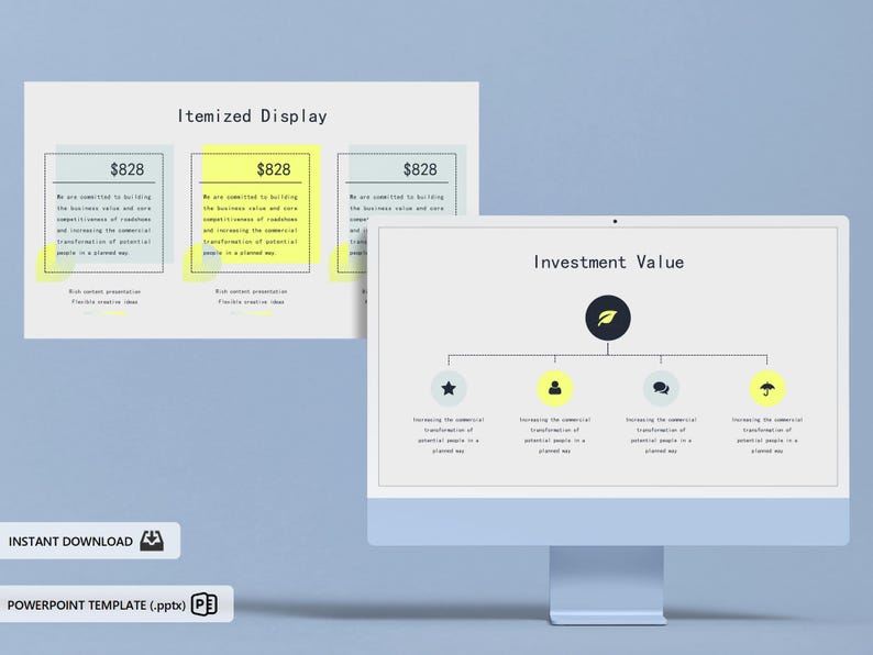 Creative Data-driven Powerpoint Template | Roadshow, Business ...