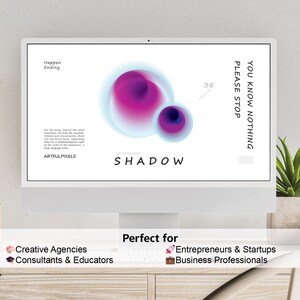 Shadow Effect Powerpoint Template | for Agencies, Creatives & Business ...