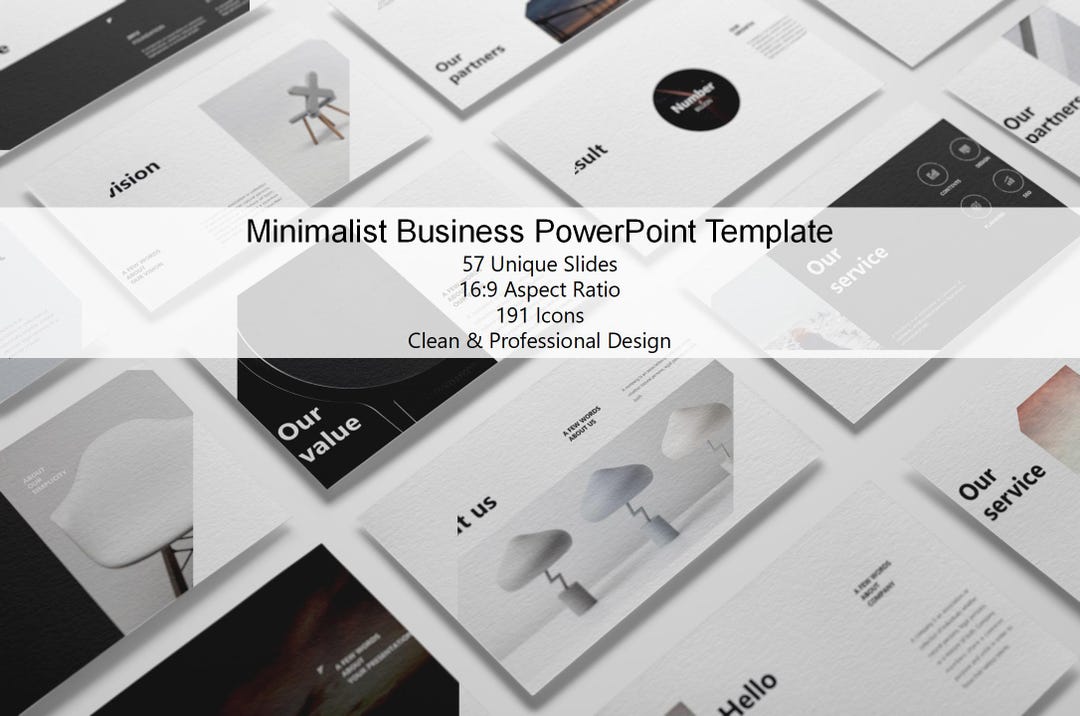 Minimalist Business Powerpoint Template | PPT, Google Slides, Keynote ...