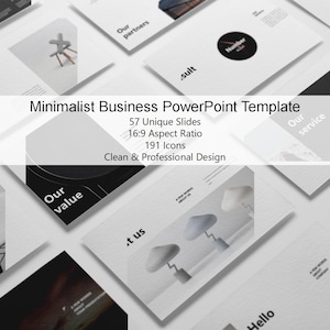 Minimalist Business PowerPoint Template | PPT, Google Slides, Keynote, CANVA | Brands, Strategy, & Marketing