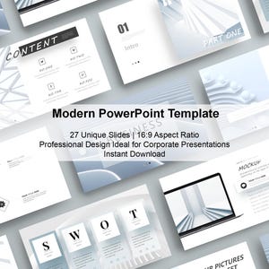 Fully Animated Business PowerPoint Template | Project Planning, Marketing, Startup Pitch & Investment | PPT Google Slides Keynote CANVA