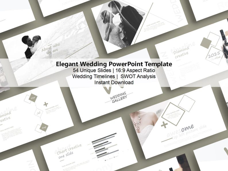 Elegant Wedding Powerpoint Template | Wedding Presentation, Couples ...
