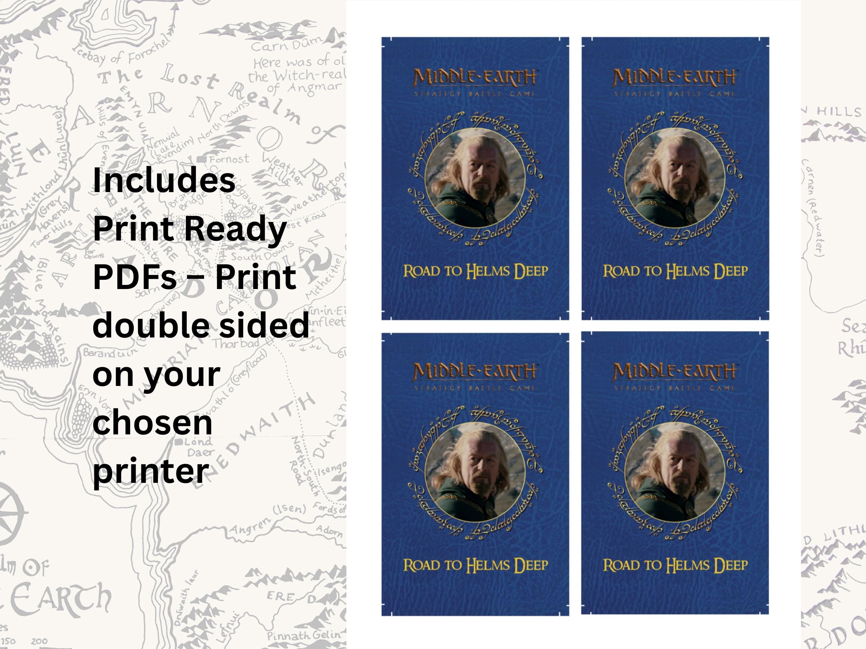 MESBG Profile Cards “rohan Bundle” - Etsy