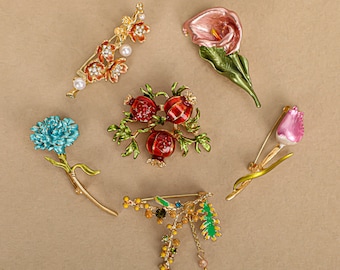 RESERVE for Keify28 Dior 1965 Germany Gold Plated Carnation