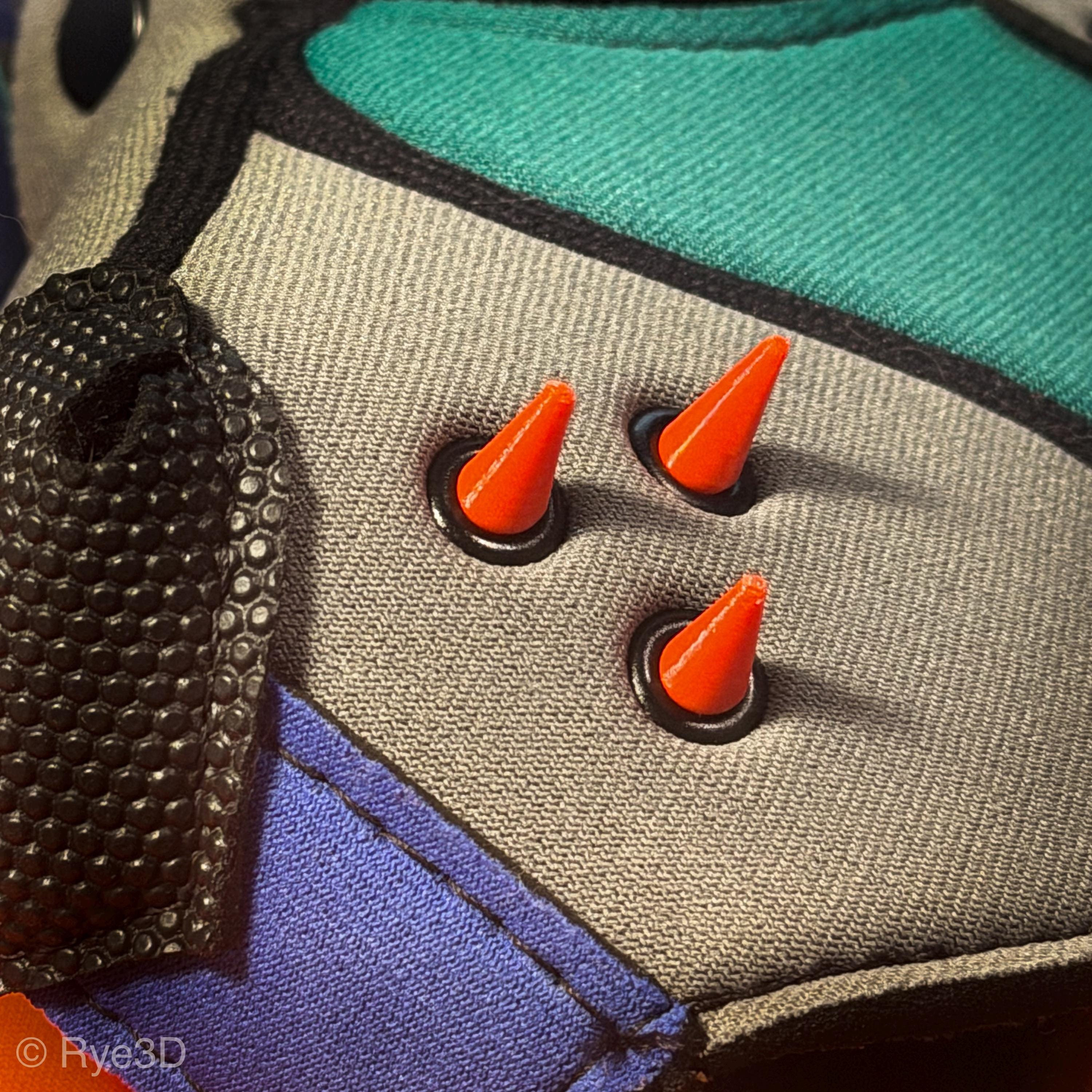 3D Printed Muzzle Spikes for Pup Hoods - Set of 8 - Etsy