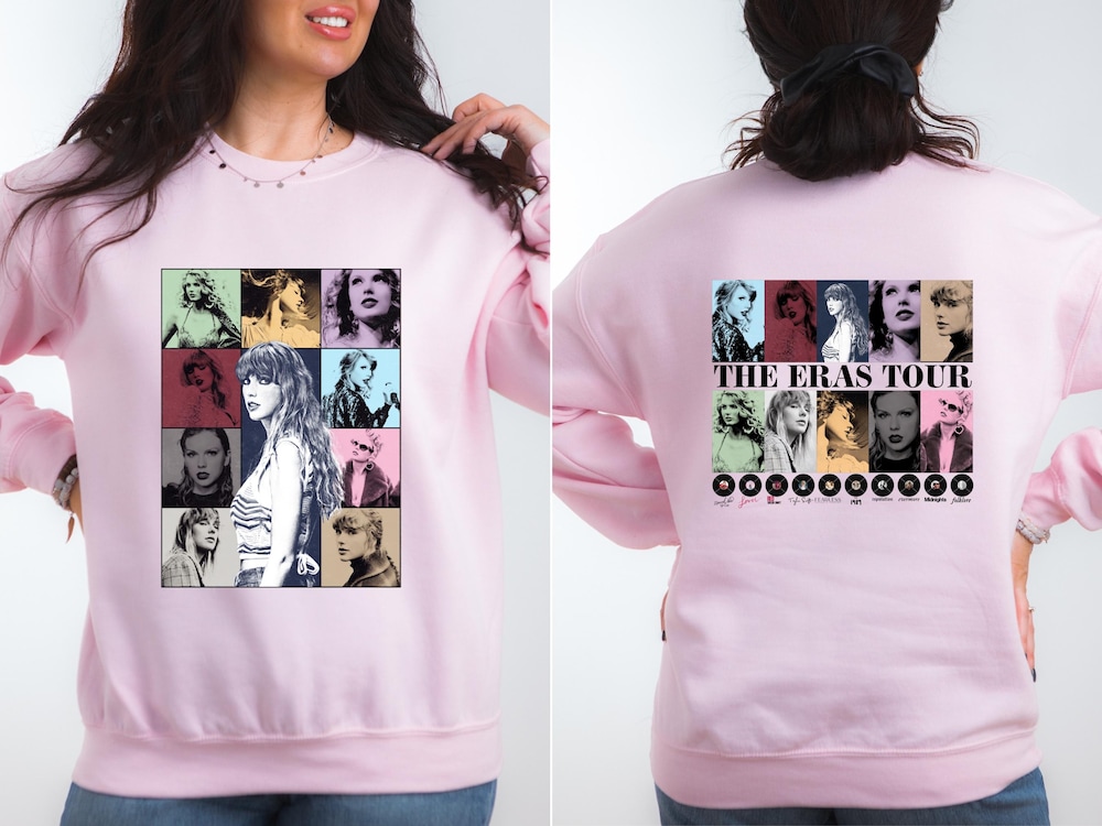The Eras Tour Sweatshirt, Eras Gifts, Retro Sweatshirt, Trendy Sweatshirt, Groovy Sweatshirt, Folk Music Hoodie, Rock Music Sweatshirt