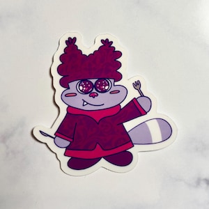 Chowder Cartoon Network Sticker: Kawaii Anime Laptop Decal