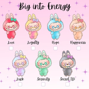 Labubu Collection Checklist Card: The Monsters Big into Energy (Digital File Only)
