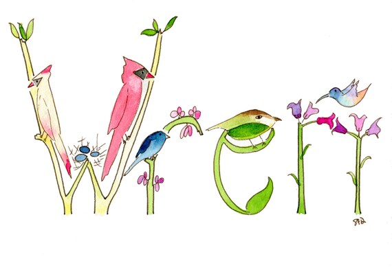 Flowers Drawing For Kids With Name
