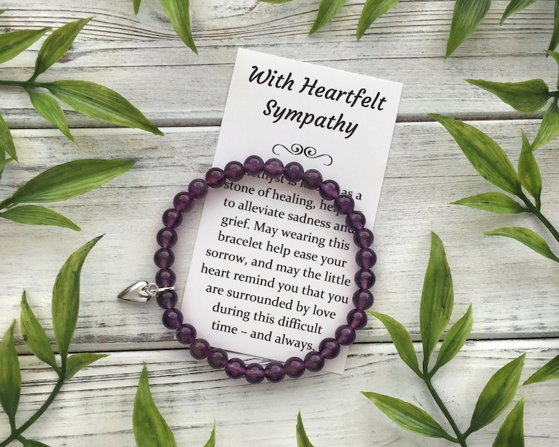 Miscarriage Gift for Mother Who Lost Baby Sympathy Bracelet  Etsy