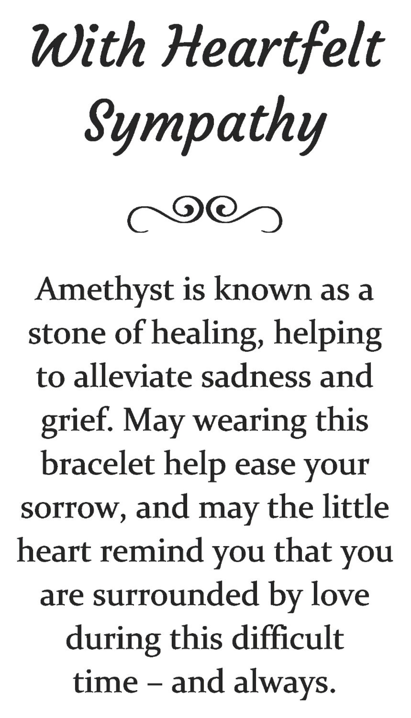 Miscarriage Gift for Mother Who Lost Baby Sympathy Bracelet Etsy