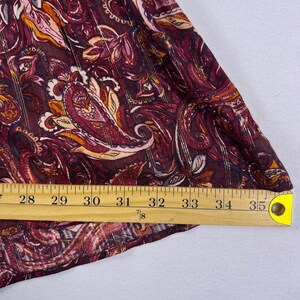 Anthropologie Glenda Blusa da contadina in pizzo 1X Top boho con nappe e stampa paisley, stile romantico e fluente, taglie forti, stile Anthro, regalo per lei, top autunnale Whimsigoth immagine 17