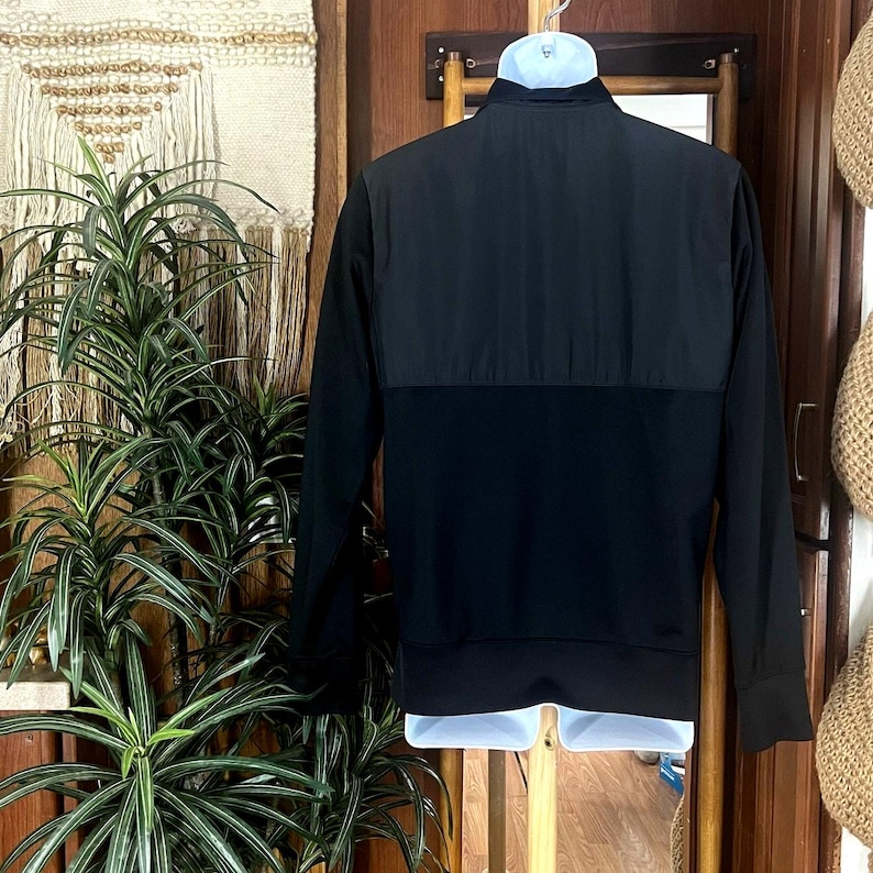 Chaqueta Nike San Francisco Giants con cremallera completa, talla S, negra, auténtica MLB, para calentar béisbol, ropa deportiva para el día del partido, regalo para fanáticos de San Francisco, ropa del equipo. imagen 2