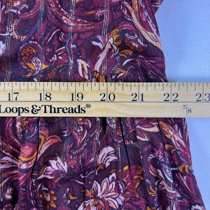 Anthropologie Glenda Blusa da contadina in pizzo 1X Top boho con nappe e stampa paisley, stile romantico e fluente, taglie forti, stile Anthro, regalo per lei, top autunnale Whimsigoth immagine 16