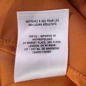 Anthropologie Silk Midi Dress 0 Charlotte Taylor Camel Print Orange Pink Novelty Dress Fit Flare Sleeveless Statement Dress Gift for Her image 17