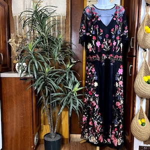 Anthropologie Embroidered Dress - Etsy Anthropologie Embroidered Dress - Etsy