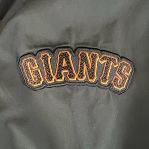 Chaqueta Nike San Francisco Giants con cremallera completa, talla S, negra, auténtica MLB, para calentar béisbol, ropa deportiva para el día del partido, regalo para fanáticos de San Francisco, ropa del equipo. imagen 10