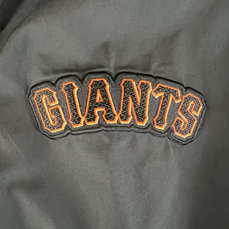 Chaqueta Nike San Francisco Giants con cremallera completa, talla S, negra, auténtica MLB, para calentar béisbol, ropa deportiva para el día del partido, regalo para fanáticos de San Francisco, ropa del equipo. imagen 10