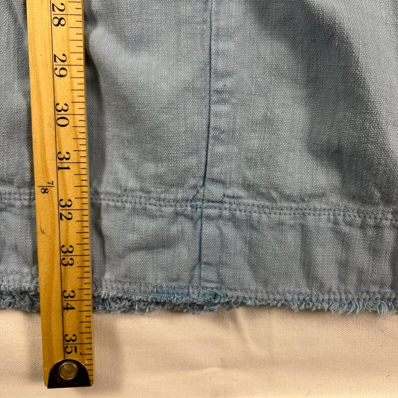 Pilcro Chambray Cotton Linen Midi S Flutter Sleeve Coastal Boho Sundress Anthropologie Summer Dress Cottagecore Vacation Outfit Gift For Her image 12