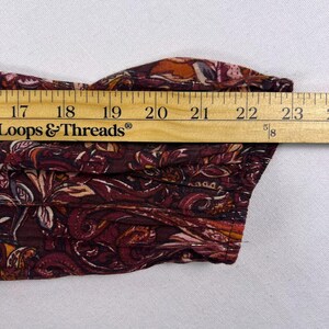 Anthropologie Glenda Blusa da contadina in pizzo 1X Top boho con nappe e stampa paisley, stile romantico e fluente, taglie forti, stile Anthro, regalo per lei, top autunnale Whimsigoth immagine 15