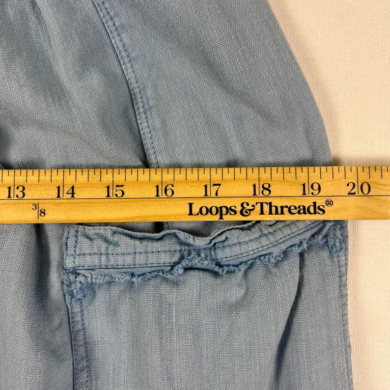 Pilcro Chambray Cotton Linen Midi S Flutter Sleeve Coastal Boho Sundress Anthropologie Summer Dress Cottagecore Vacation Outfit Gift For Her image 11