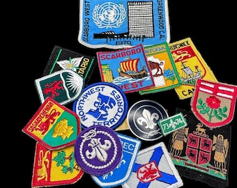Vintage 1970's Canadian Boy Scout Patches