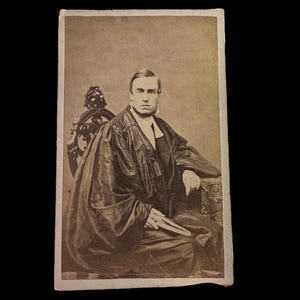 1860's CDV Carte De Visite of a Young Professor or Judge Occupational Pottsville PA