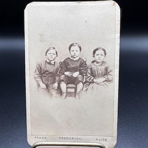 Civil War CDV of Amos Humiston of the 154th N.Y. Vols. KIA Gettysburg Children Image found on his body "The Children of the Battlefield"
