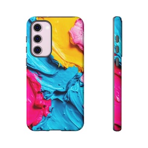 Abstract Paint Splash Phone Case: Samsung Galaxy, Google Pixel