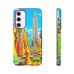 Urban Skyline Phone Case: 3D City Art, Protective Samsung Galaxy & Google Pixel Cover
