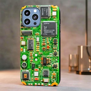 Personalized Circuit Board iPhone Case: Techie Gift
