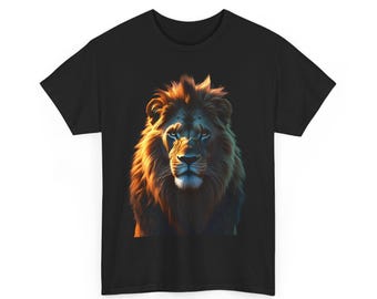 【即購入可】ライオンの隠れ家 ライオン 刺繍 Tシャツ Amazon | ライオン Tシャツ | Tシャツ・カットソー 通販