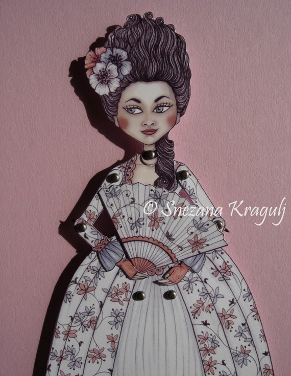 marie antoinette paper dolls