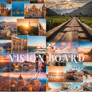 Herunterladbarer Vision Board Planer